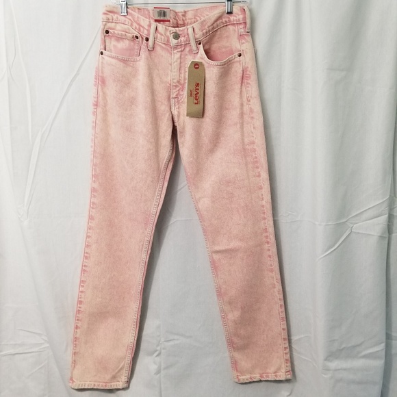 pink levi jeans mens